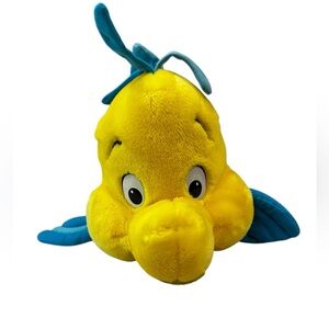 Disney Flounder, stuffed animal, approx 10" high,‎ Little Mermaid